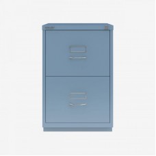F-Series failų stalčių spintelė – 2 stalčiai, mėlyna